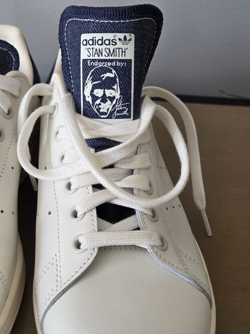The Adidas (Men's)  Stan Smith Dabbles with Denim